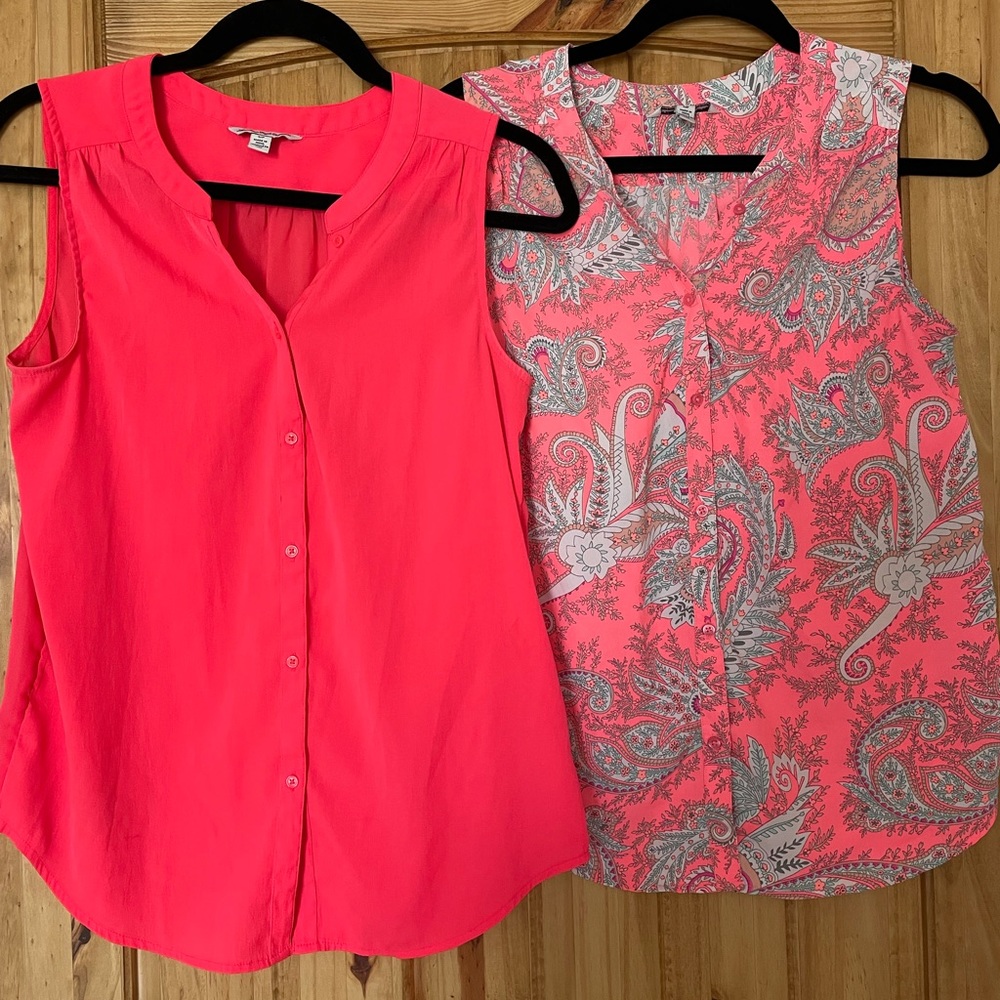 American Eagle button up tank tops size small